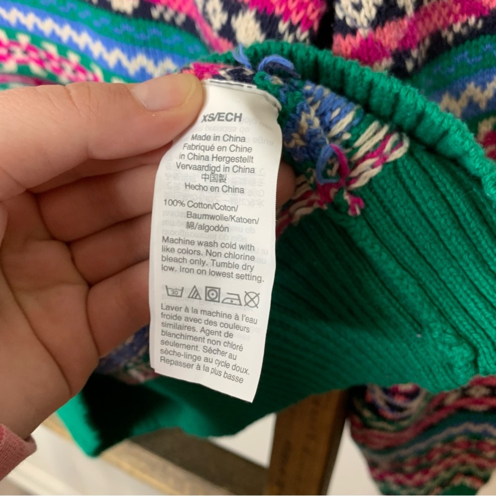 J Crew Colorful Patterned Sweater - Picture 6 of 7